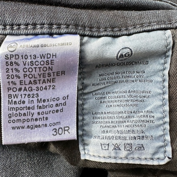 Adriano Goldschmied The Angel Bootcut Jeans Black Size 30R - Picture 10 of 15